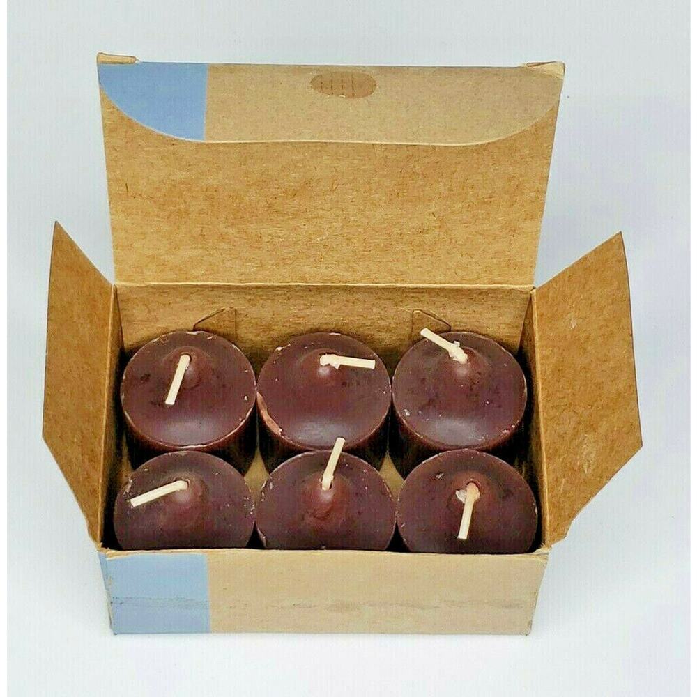 Partylite 6 Votives New Box Ebony‎ Oud P1A/V06855